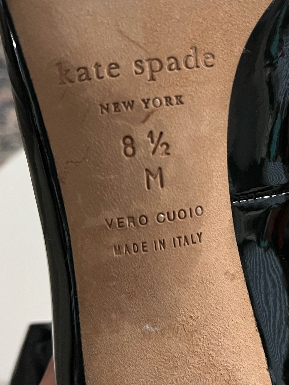 Kate Spade Black Patent Leather Shoes - Picture 9 of 11